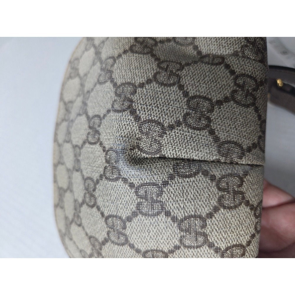 Gucci Accessory Collection GG Supreme Vintage Crossbody Bag Brown Monogram - Picture 15 of 15